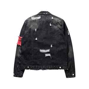 แจ็คเก็ตยีนส์ผู้ชายขายดี คุณภาพเยี่ยม ขายส่ง ผ้าสั่งทำพิเศษ แขนยาว สำหรับผู้ชาย - Product Image 5
