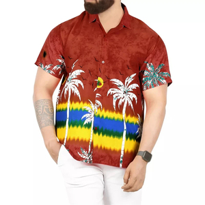 เสื้อเชิ้ตฮาวายวินเทจพิมพ์ลาย 3 มิติ สำหรับผู้ชายและผู้หญิง แฟชั่นเสื้อผ้าชายหาดทรงโอเวอร์ไซส์ ผ้าโพลีเอสเตอร์ผสมฝ้าย - Product Image 3