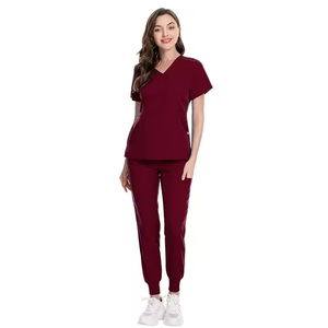 Tenues médicales unisexes 100 % coton avec logo personnalisé, détection d'aiguilles intégrée, conçues pour les médecins et les infirmières des hôpitaux – Vente chaude - Product Image 3