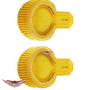 Epaulettes Vintage Hechos a Mano, Estilo Napoleónico, Lujosos, Ecológicos, Trenzados, Elegantes, Accesorios para Prendas de Ceremonia - Product Image 1