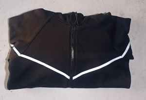 Nouvelle veste polaire à capuche technique sportive 2025, en coton multicouche, avec fermeture éclair, réfléchissante et adhésive, pour l'automne, style combinaison technique - Product Image 6