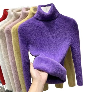 Cómodo suéter de moda de Mohair para mujer Logotipo personalizado Nuevo estilo O-cuello Suéter de Mohair Suéteres transpirables - Product Image 5