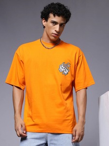Camiseta de hombre oversize de corte holgado con hombros caídos, manga corta, de algodón, estilo casual y streetwear - Product Image 3