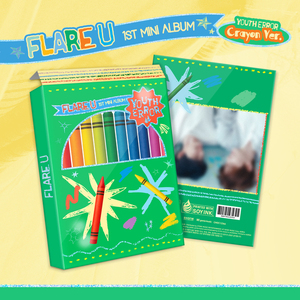 FLARE U - [ YOUTH ERROR ] 1ST (CRAYON Ver.) อัลบั้มซีดีเคป๊อปขายดีที่สุดในเกาหลีสำหรับทุกวัย - Product Image 4
