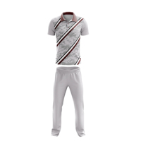 Uniformes de Cricket Ecológicos de Buena Calidad con Nuevo Diseño, Nombre y Números Personalizados, Uniformes de Cricket Unisex Cortos Estampados al por Mayor