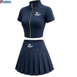 Conjuntos de Ropa de Verano para Mujer, Estilo Urbano, Personalizados, de Moda, con Chaqueta de Manga Corta con Cierre y Conjunto de Falda y Pantalones Cortos - Product Image 2