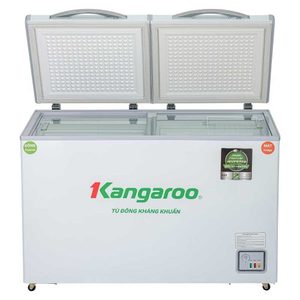 ตู้แช่แข็งแบบฝาทึบ 2 ช่อง Kangaroo ขนาด 200L-500L ประตูคู่ ระบบละลายน้ำแข็งด้วยมือ ภาษาอังกฤษ ผลิตในเวียดนาม - Product Image 3