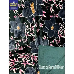 Manta de Franela Raschel de Lujo Estilo Americano, 1.7 kg, Suave y Cálida para Invierno, Cubrecama Doble, Tejida en Algodón y Seda con Estampado para Uso Doméstico - Product Image 2