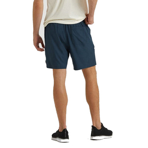 Shorts Bermuda Homme Bleu Marine Uni en Polyester/Coton, Taille Mi-Haute, Fermeture Élastique, Style Sportif, Séchage Rapide, Infroissable, Écologique - Product Image 5