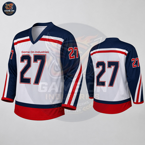 Best Supplier Unique Design Sublimated Private Label High Quality Team Apparel Custom Breathable Sports Ice Hockey Uniform Sets - Product Image 4