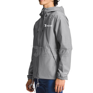 Light Weight Bulk Men Rain Coat Full Zipper Men Rain Coat Polyester Nylon Made Men Rain Coat - Product Image 2