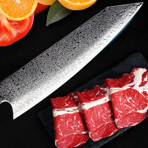 มีดเชฟเหล็กดามัสกัสญี่ปุ่น PRESTIGE BLADES ด้ามเรซิ่น ฟูลแทง ใช้ได้ทั้งมือซ้ายและขวา ล้างในเครื่องล้างจานได้ ดีไซน์ทันสมัย - Product Image 6