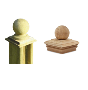 Cubiertas de Madera de Arce Premium para Escalones, Diseño Tradicional con Parte Superior Esférica, Fácil Instalación, EFS PP-02, 1 Año de Garantía - Product Image 1