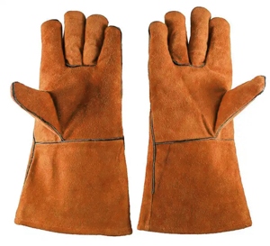 Guantes de Soldadura de Piel de Vacuno de Primera Calidad, Resistentes al Calor y a las Chispas, para Protección de Manos - Product Image 5