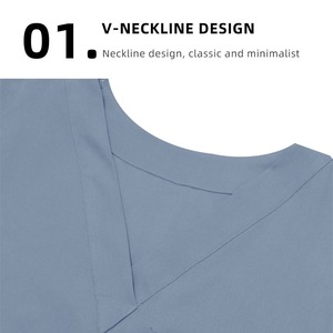 Uniforme Quirúrgico Médico con Logotipo Personalizado al por Mayor, Pantalones Elásticos de Alta Calidad, Uniformes de Enfermera Antiarrugas - Product Image 5