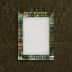 Cadre photo en os incrusté, finition antique, accessoire décoratif d'intérieur - Product Image 4