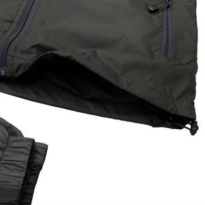 Custom Logo Printed Winter Waterproof Lightweight Cotton Windbreaker Men's <b>Track</b> <b>Suit</b> Set with 2 in 1 Design for Outdoor Use - Product Image 2