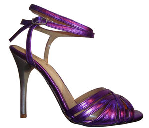 Zapatos de Baile Latino de Cuero Genuino Marrón con Tela de Algodón para Mujer, Sandalias Profesionales de Tacón Alto para Tango y Vals - Product Image 3