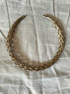 Collier ras du cou artisanal en laiton et cuivre, bijoux ethniques tribaux Dokra pour femmes, collier statement réglable de style antique - Product Image 3