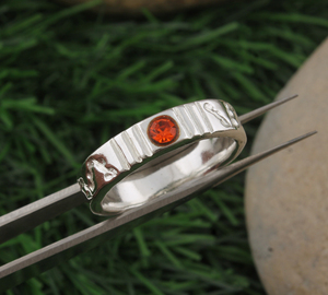 แหวนเงินแท้ 925 ประดับพลอยเทอร์ควอยซ์ธรรมชาติ สำหรับผู้หญิง ดีไซน์เรียบง่าย สไตล์มินิมอล เหมาะสำหรับเป็นแหวนแต่งงาน สามารถสวมซ้อนกันได้ ขายส่ง - Product Image 4