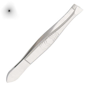 Pinzas para Cejas de Acero Inoxidable con Punta Inclinada, Pinzas Profesionales - Product Image 2