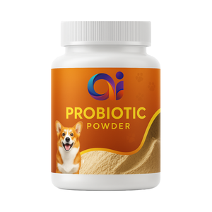 Polvo probiótico natural OEM ODM para perros, gatos y todas las mascotas, fórmula multitensión para la salud intestinal con prebióticos y enzimas digestivas - Product Image 1