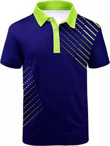 Polo de golf personnalisé en gros pour hommes, T-shirts décontractés à manches courtes et unies pour l'équitation, avec logo personnalisé imprimé - Product Image 5
