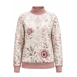 Nouvelle Arrivée Sweat-shirt Femme Col Montant Coupe Oversize Tendance Hiver Streetwear Premium - Product Image 1