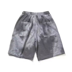 Pantalones Cortos de Algodón para Hombre con Efecto Deslavado, Estilo Urbano, Pantalones Cortos Deportivos con Lavado Ácido para Hombre, Ajuste Suave de Algodón, Servicios OEM - Product Image 4