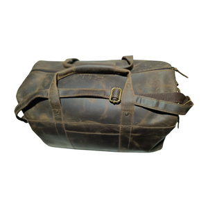 Bolsa de Viaje de Cuero Vacuno Hecha a Mano, Bolsa de Viaje para Pasar la Noche al Mejor Precio - Product Image 1