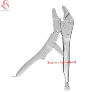 Alicates de Bloqueo Manuales de Acero Inoxidable BISONS, Resistentes, con Mango Ergonómico, Agarre Fuerte, Certificación CE - Product Image 2