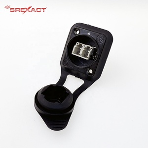 Conector de Fibra Óptica Multimodo LC con Carcasa de Aleación de Zinc, Acabado Negro Electroplacado, Color Beige - Product Image 1