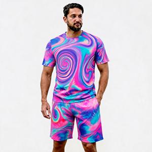 Ensemble chemise et short d'été personnalisé pour marque privée – Vêtements décontractés sur mesure pour la vente en gros et au détail aux magasins de vêtements et la vente en ligne - Product Image 5
