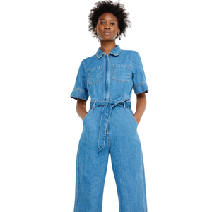 Mono de una pieza de manga corta para mujer, cómodo para uso diario, venta al por mayor - Product Image 3
