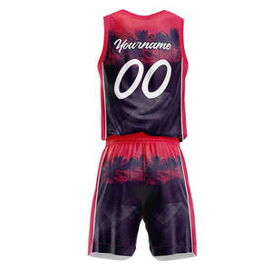 Producto Popular: Conjuntos de Uniformes de Baloncesto Sublimados, Nueva Ropa Deportiva, Conjunto de Camiseta y Pantalones Cortos de Baloncesto para Entrenamiento, Personalización para Equipos y Clubes - Product Image 3