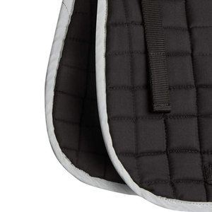 Almohadilla de montura para caballo acolchada y transpirable con franja lateral y cierre de velcro para doma clásica - Product Image 5