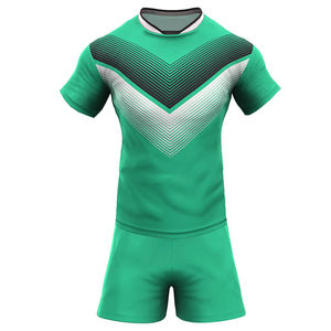 Ensembles d'uniformes de rugby respirants de haute qualité pour hommes – Nouveaux maillots et shorts sublimés cousus avec motifs imprimés – Vente en gros - Product Image 1