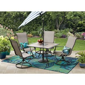 Base de Acero para Sombrilla de Exterior, 26 lb, Acabado Negro, para Patio y Jardín - Product Image 2
