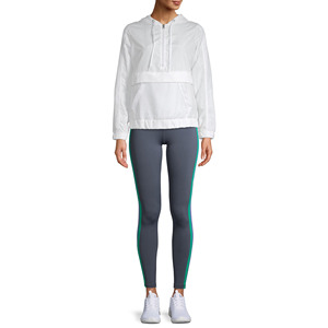 New Arrival Solid Mid Waist Yoga Pants for Ladies in 100% Spandex Polyester Panel Work Gym Fitness Wear - Product Image 6