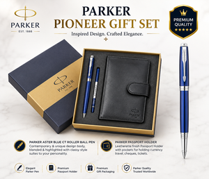 Set de Cuaderno y Bolígrafo Parker Adonix de Acero Inoxidable Premium, Impresión Digital, Cartera Negra Mate, Regalo Ejecutivo Corporativo, Regalo de Halloween - Product Image 6