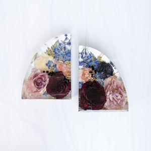 Luxury Resin <b>Bookends</b> With Modern Abstract Sculpture Design For Bookshelf Home Decor And Office Display - Product Image 2