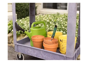 Roues pivotantes pneumatiques en acier robustes pour chariot de service, avec pneus en polyuréthane de qualité supérieure, pour chariots de manutention lourds - Product Image 4