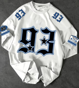 Camiseta Deportiva Casual de Verano para Hombre, Talla Grande, con Estampado de Número 96, Estilo Urbano, Transpirable, de Secado Rápido, 100% Poliéster - Product Image 1