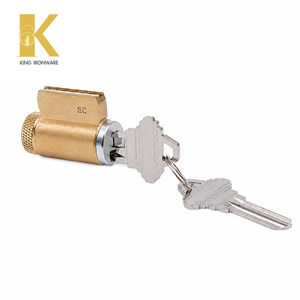 Cilindro SC Keyway KIL de Latón Personalizado de 32 mm, Cromado Pulido, Longitud Ajustable - Product Image 6