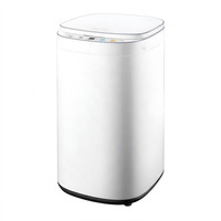 Lavadora/Secadora SUDEX Eléctrica Mini de Una Sola Tina, Carga Superior, Acero Inoxidable, Todo en Uno, Calentamiento PTC, Secado Rápido, Impulsor de Alta Temperatura 10