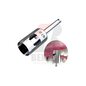 Poinçon de greffe tissulaire dentaire double, instrument chirurgical en acier inoxydable pour augmentation des tissus mous - Product Image 1