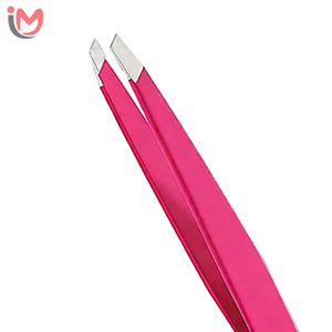 Professional High Quality Customizable Stainless Steel Eyelash Tweezers Precision Anti-Magnetic <b>Rainbow</b> Color Pointed 10mm - Product Image 4