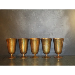 High Strengthen Brass Goblet Bell Shape Vintage Design Durable Metal Wine <b>Cup</b> Party Occasion - Product Image 3