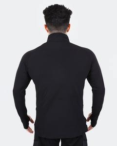 High <b>Tech</b> Fitted Half Zip Trainer Full Sleeves Moisture Wicking Quick Dry Athletic Gym Training Top - Product Image 2