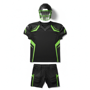 Uniforme de Fútbol Americano de Alta Densidad, Diseño Personalizado, Impresión por Sublimación, Material Transpirable, Ropa Deportiva Profesional - Product Image 1